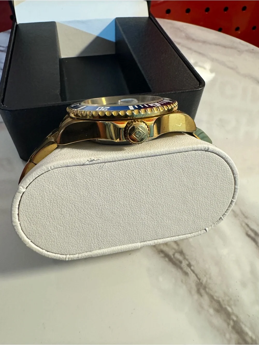 Invicta Pro Diver Men’s Gold Automatic Watch Blue Dial